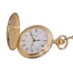 Picture of Full Hunter Pocket Watch with Royal Anglian Cap Badge, Chain - GP - Quartz Battery